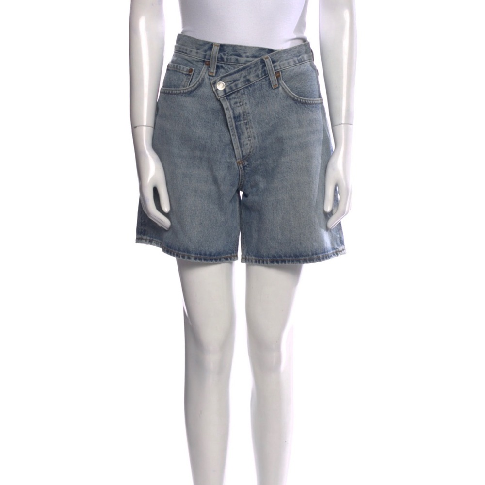 AGOLDE criss cross shorts